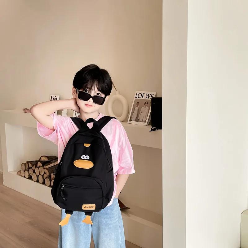 Cool Duck Backpack Fashionable Casual Versatile Children Schoolbag Stylish Backpack Student Bag