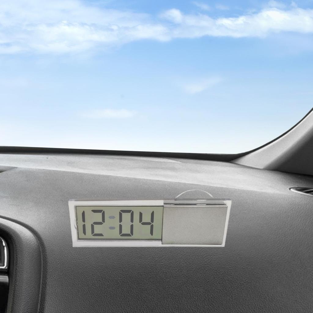Mechesa Car Watch Stick on Car Watch Dashboard | Suction Cup Powered Digital