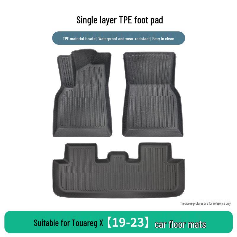 Volkswagen Teramont X (2019-2023) TPE Car Floor Mats - 3-Piece Set