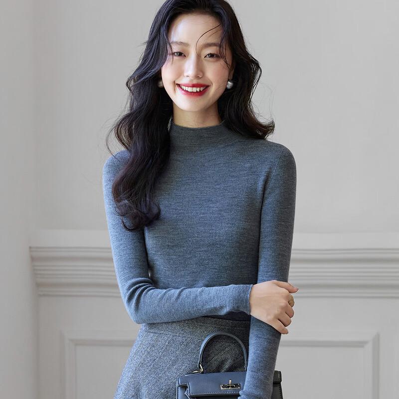 

Srcr Women s Slim Fit Machine Washable Pure Wool Knit Top XL