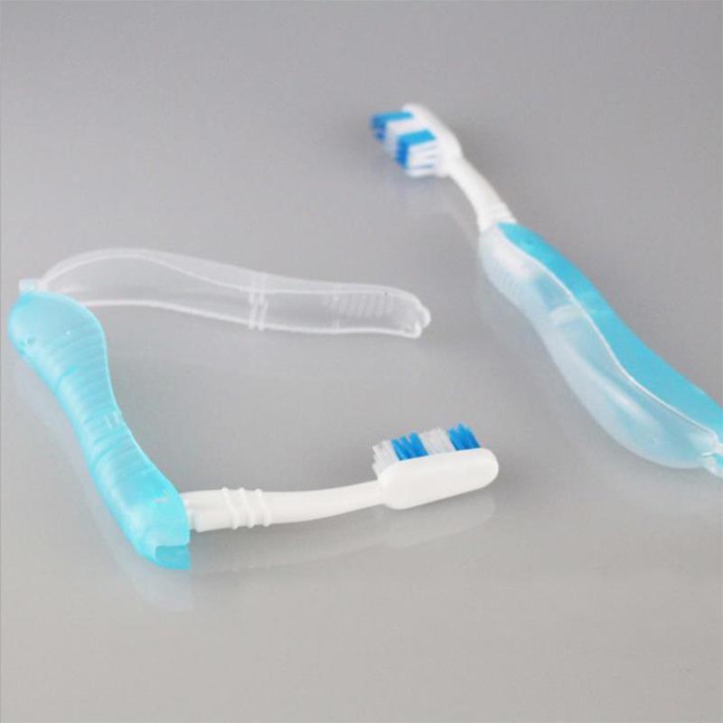 Hygiene Oral Portable Disposable Foldable Travel Camping Toothbrush Hiking Tooth Brush Tooth Cleaning Tools Folding Toothbrush