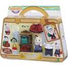 Sylvanian Families The Fashion and Big Sister Bicolor Cat Briefcase