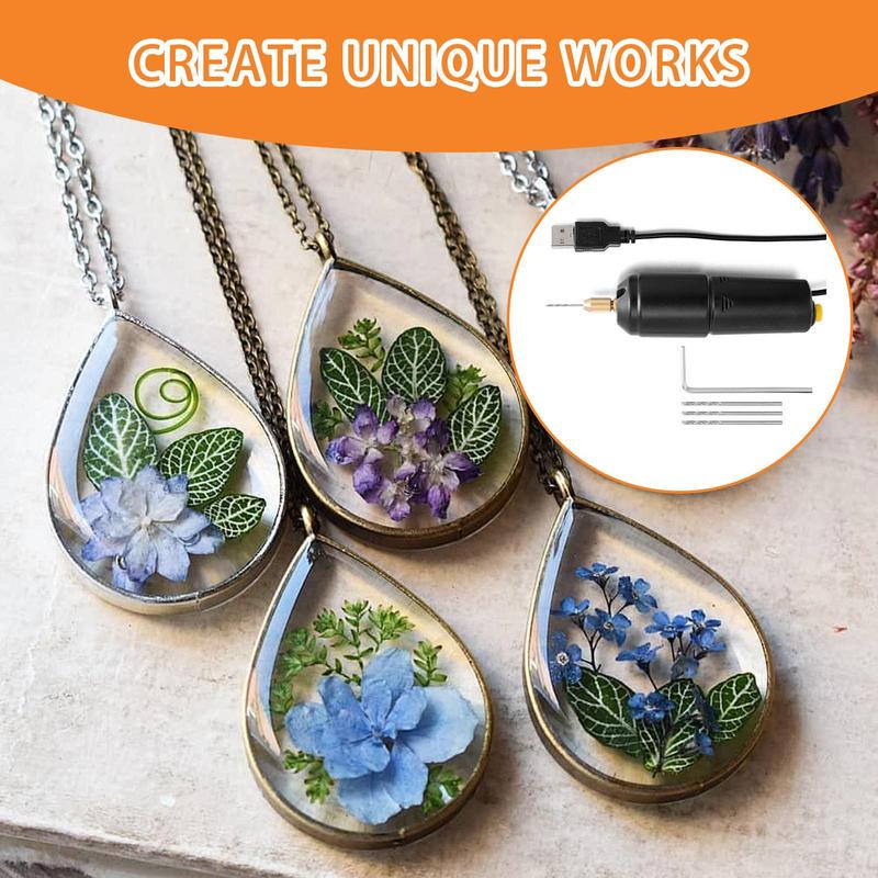 Small Drill For Crafts Electric Drill Bit Rechargeable Portable Drill USB Handheld Drill Electric Handheld Drill For Crafts