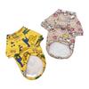Fashion Warm Soft Cotton Dog Sports Pet Clothing Winter Outdoor Apparel with Cartoon Print Cute and Stylish