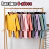 2-piece children's autumn and winter solid color autumn clothes and trousers suit boys and girls comfortable thermal underwear