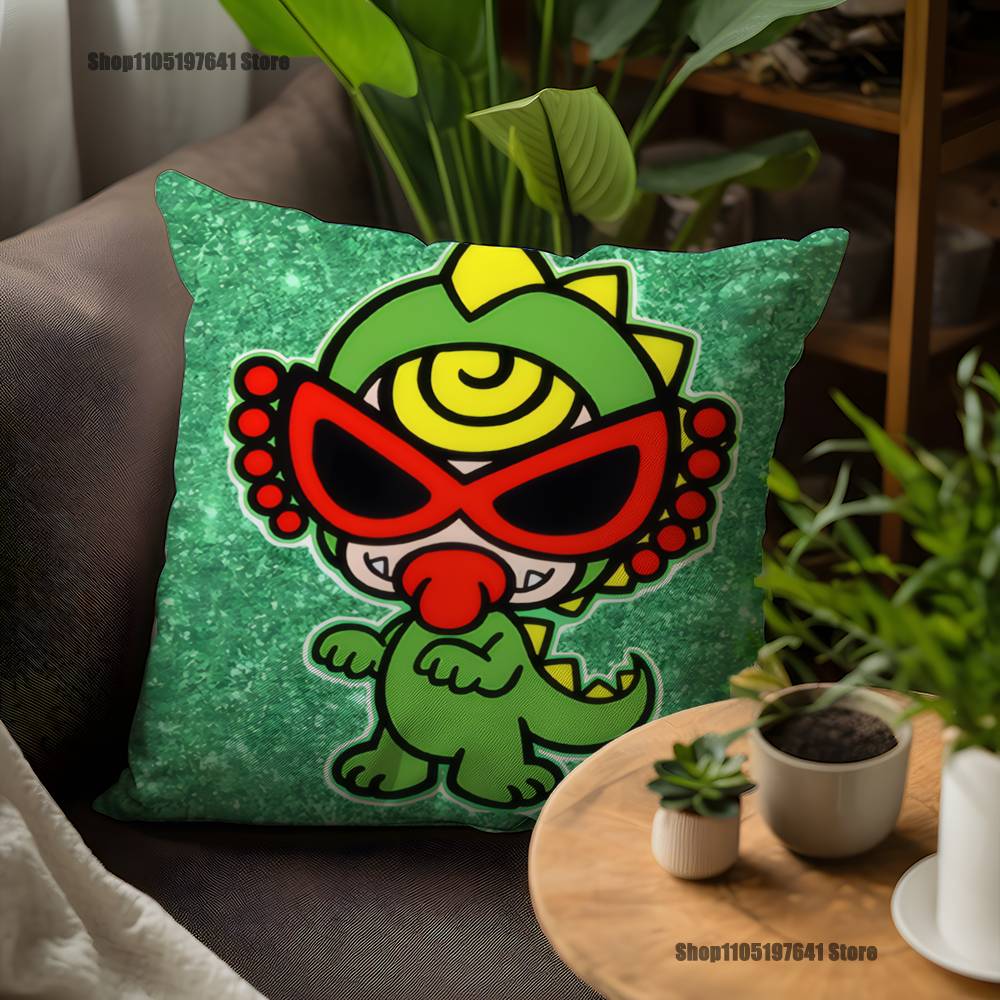 H-Hysteric M-MiniES Pillow Case For Sofa Decor Car Office Room Printing Cushion Cover Decorations and Protector