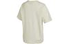 Converse T Shirts Women's Beige Crew Neck Moderate Straight Fit 10025883-A01