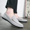 Fashion Men's casual lazy Shoes Low cut Breathable Flats Trendy versatile round toe shoe Lightweight non slip Male shoes Homme Zapatos