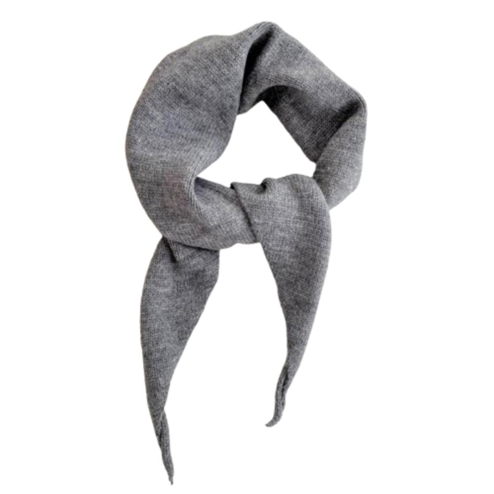 Korean Style Knitted Triangle Scarf Windproof Women Cashmere Shawl Winter Cashmere Scarves  Girls