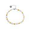 Bracelet - LUXENTER - Tanal - Zircone brillante - Finition or jaune 18k - 18 cm