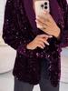 New  Autumn/Winter Casual Fashion Shiny Padded Jacket