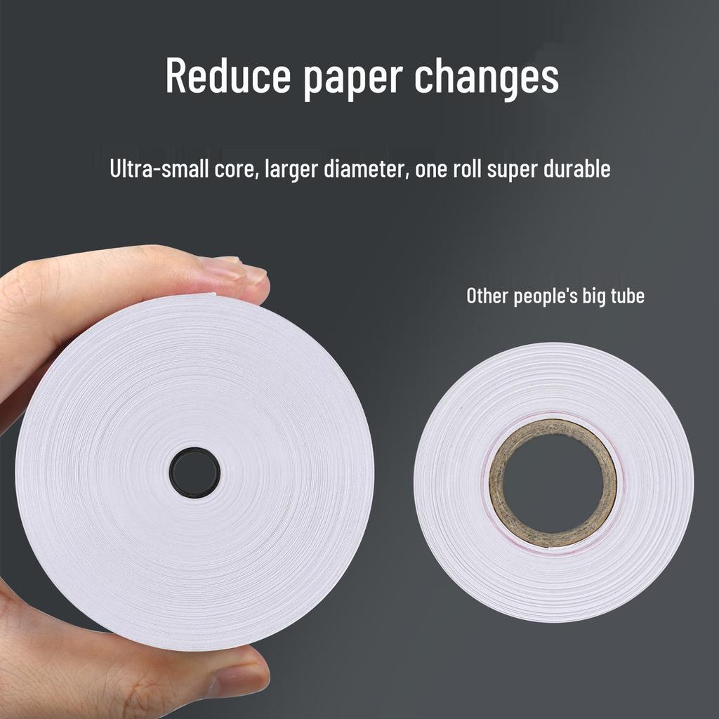 Cash Register Thermal Paper Rolls, 57x50mm & 80x80mm, for Supermarket Use (57 Rolls, 40x30mm)