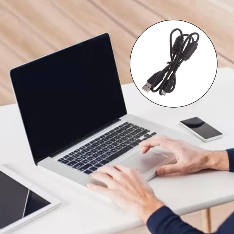 Geschirmtes Datenkabel mit Magnetringen Störungsfreies Micro-USB-Datenkabel 1m für Telefone Tablets & Spielgeräte