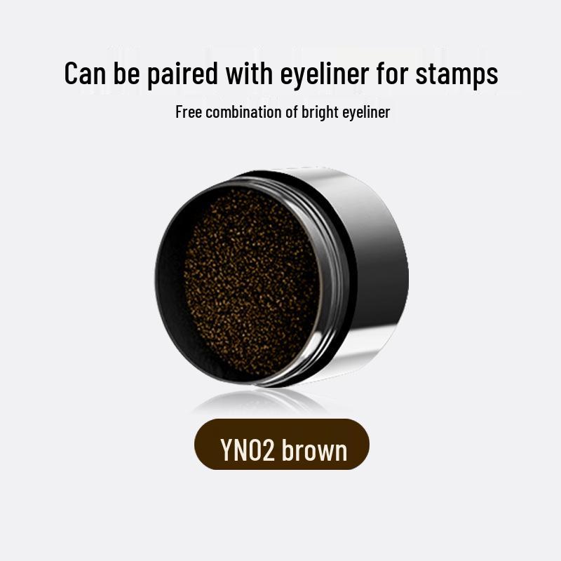 

Хань Цзи Лянь Двусторонний штамп для ресниц и подводка - Водостойкий, потостойкий, не размазывается, легкое нанесение одним движением для начинающих коричневый