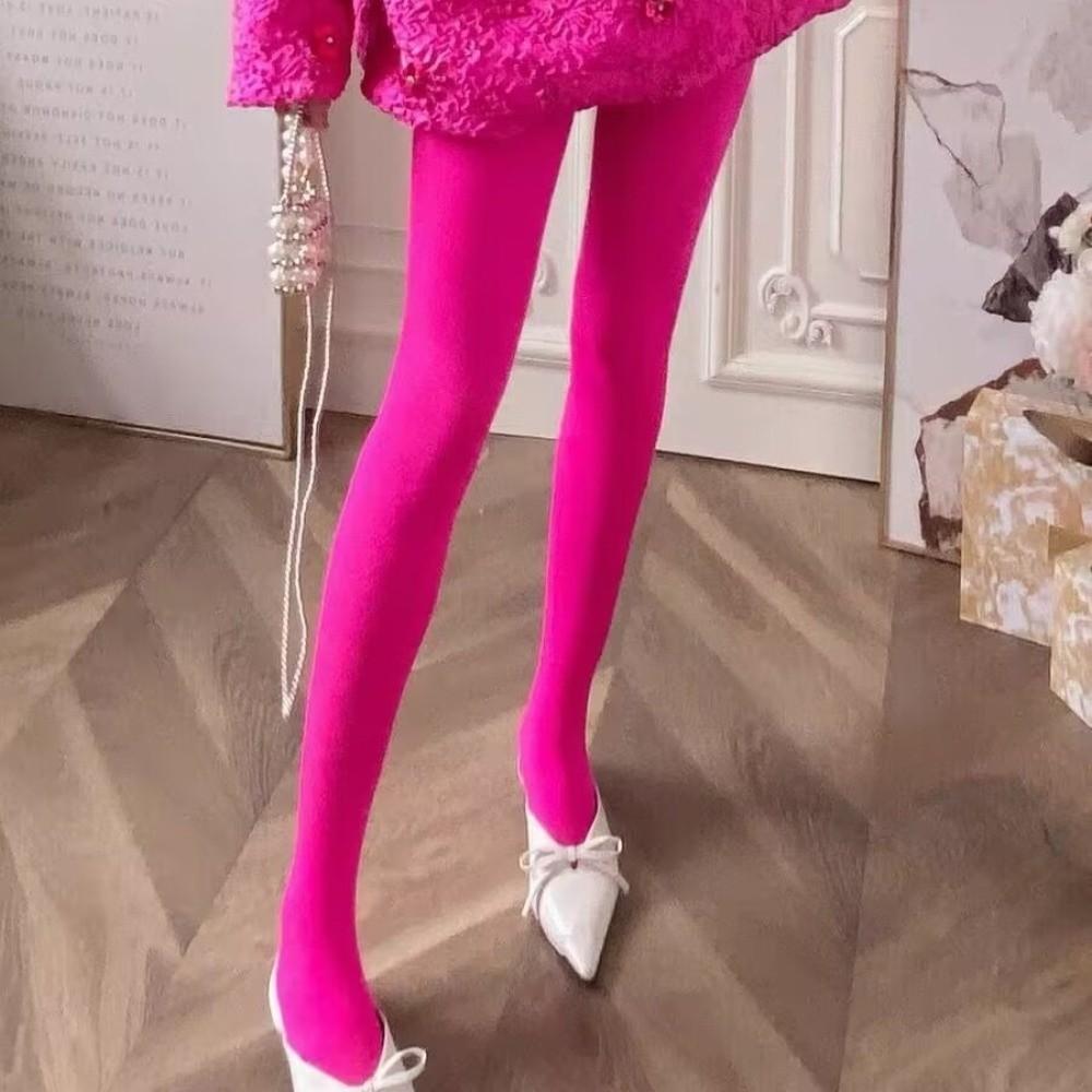 80D Pantyhose Tights High Elastic Lolita Tights Fashion Gothic Stockings For Women