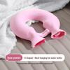 U-shaped Hot Water Bottle with Neck-Hanging Design for Cervical Relief