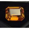 11-13 Ct Natural Citrine Emerald Cut Beautiful Certified Loose Gemstone