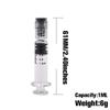 Glass Syringe Luer Lock Syringe Borosilicate Glass Prefillable Syringe 1Ml