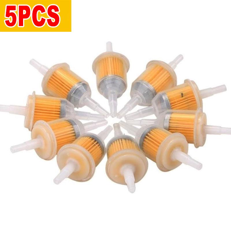 1-20 peças Universal Gasolina Gás Combustível Gasolina Filtro de Óleo para Motocicleta Ciclomotor Scooter Motocross Gasolina Filtro de Combustível Acessórios