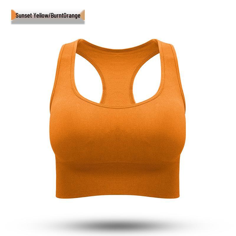 

NVGTN Ignite Высококачественный спортивный бюстгальтер для йоги и фитнеса - Американская версия, без логотипа M жёлтый/закат