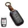 Leather 3 4 Button Car Remote Key Case Cover For Kia Sportage Cerato Optima K2 K3 K4 K5 Rio Picanto K2 Soul Sorento Ski Sedona