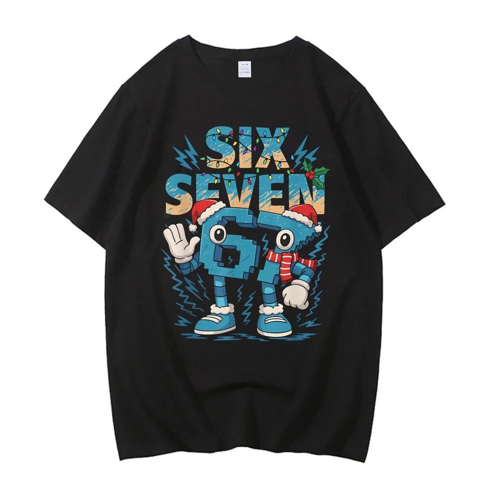 Classic Game Peripherals Tshirt Oversized 67 Six Seven Graphic Print Tee Funny Gaming Men Women Street Hip Hop New Fashion Tops