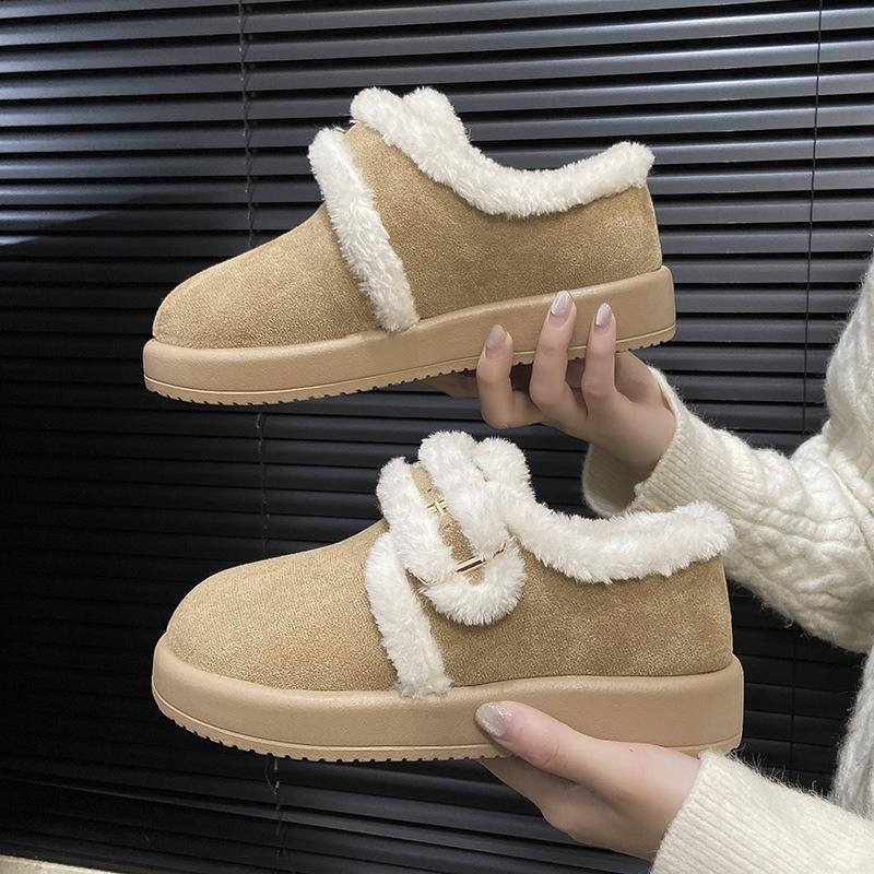 

Женские утепленные высокие зимние теплые сноубутсы большого размера с мягкой подкладкой, водонепроницаемые ботильоны, нескользящие уличные ботинки для пешего туризма, альпинизма, спортивные ботинки 35 хаки