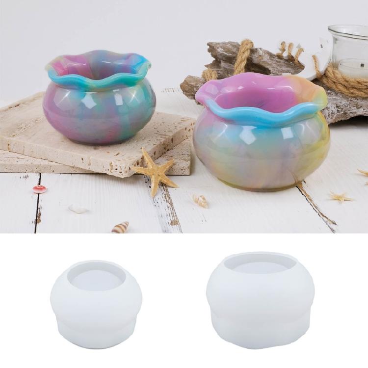 Fish Tank Shape Jar Silicone Mold DIY Creative Succulent Flower Pot Vase Jewelry