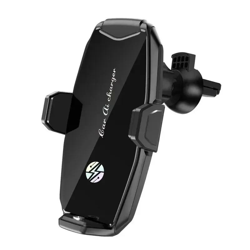 Infrared Induction Car GPS Air Vent Phone Holder Wireless Charger StandMagnetic Head for iPhone 16~12 Samsung S25 Fast Charging