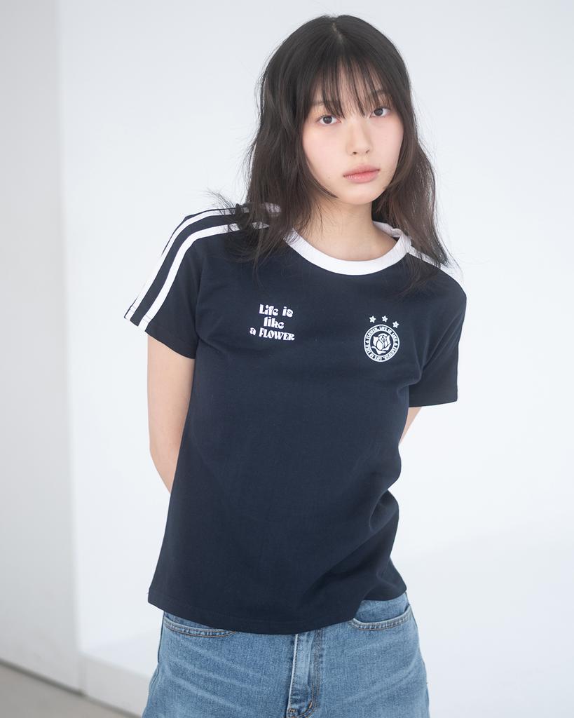 HAVISM W Llf Uniform S/S Tee(Navy)