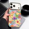 Artistic Full-Cover Gradient Floral Pattern Flexible Shockproof TPU Case for iPhone 17 Pro Max Air 16e 16 15 14 13