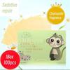 100PCS Fragrance Facial Oil Absorbing Paper Bamboo Charcoal Natural Green Tea Anti-Grease Paper Portable Oil Blotting Paper