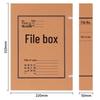 Deli Kraft Paper Archive File Boxes, 10-Pack