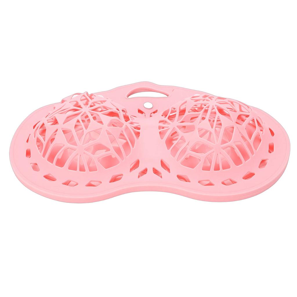 Silicone Bra Washing Bag Anti Deformation Underwear Laundry Bag for Washing Delicates Pink