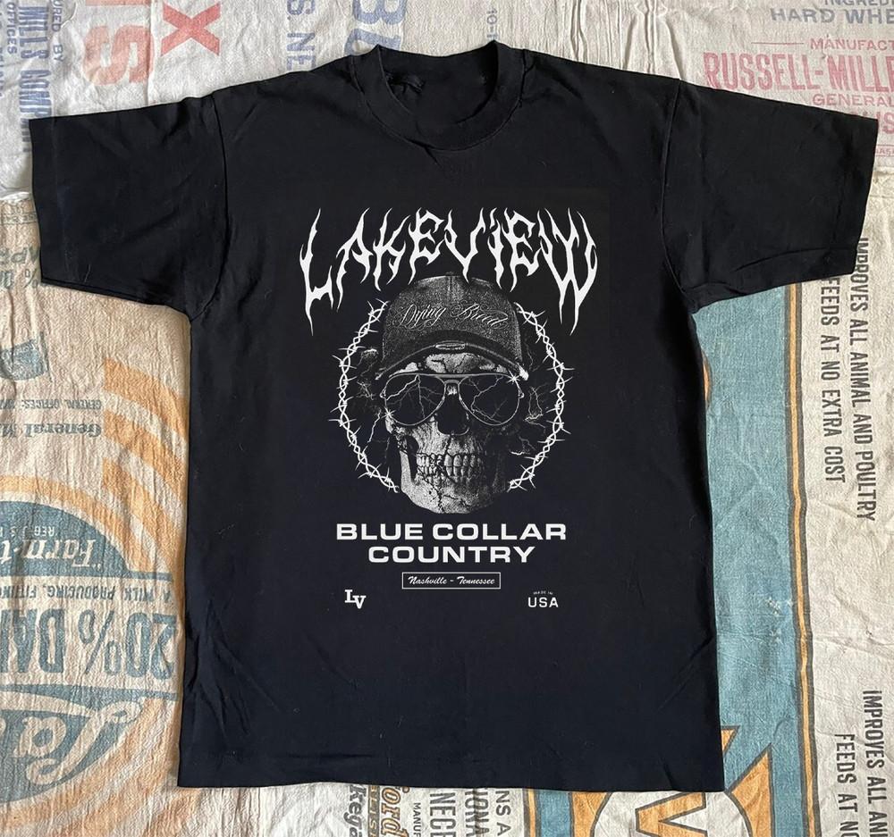 

NEW Lakeview Band Down Right T Shirt Black All Size Gift For Fan HH421 Unisex T-Shirt L