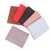 Multi-Card Slot Solid Color Leather Card Case Bank Card Credit Card Id Bus Card Holder Wallet For Women Travel Card Organizer