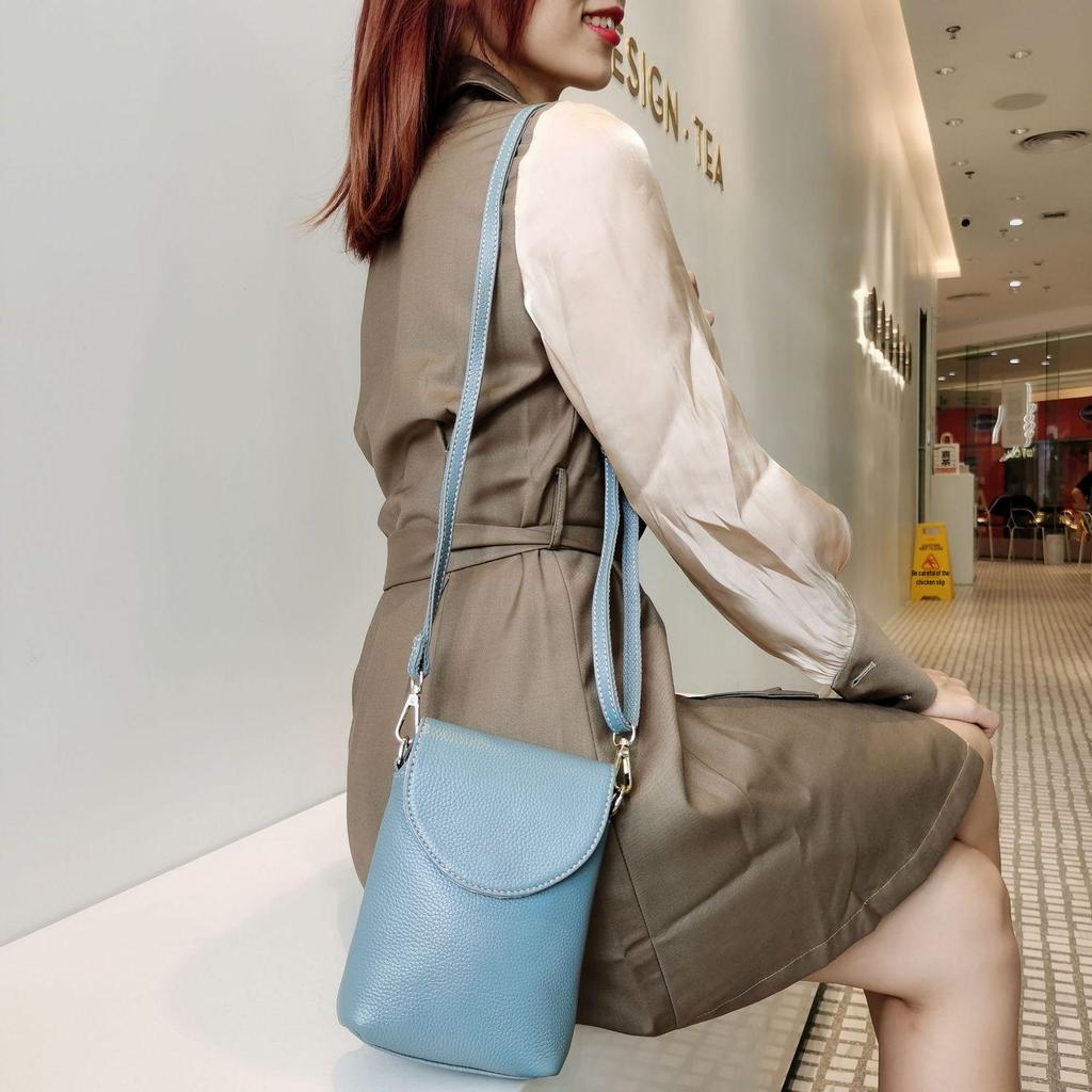 Genuine Cowhide Women's Versatile Clutch & Shoulder Bag - 2025 New Trendy Style, Lightweight