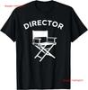 Filmregisseur T-Shirt Filmemacher Stuhl vintage gewaschen leicht modisch vielseitige Designerkleidung stilvoll Unisex Freizeit