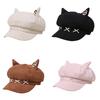 Lovely Bowknot Cats Ear Toddler Hat Durability Easy Wash Polyester Fabric Comfortable For Boys Girls 0 6 Years