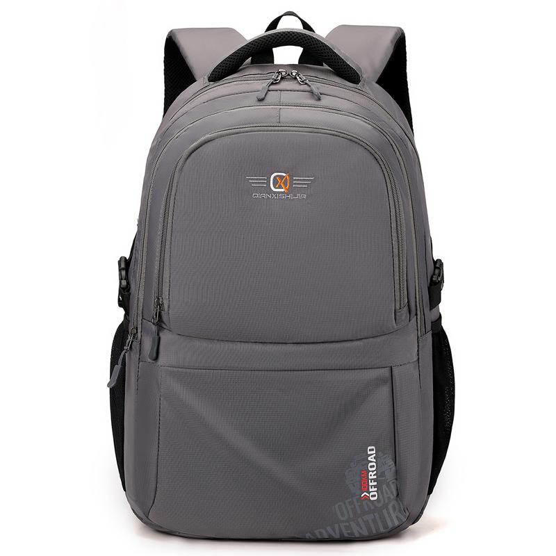 

New backpack backpack large capacity computer bag leisure school bag outdoor travel backpack 15.6 серый