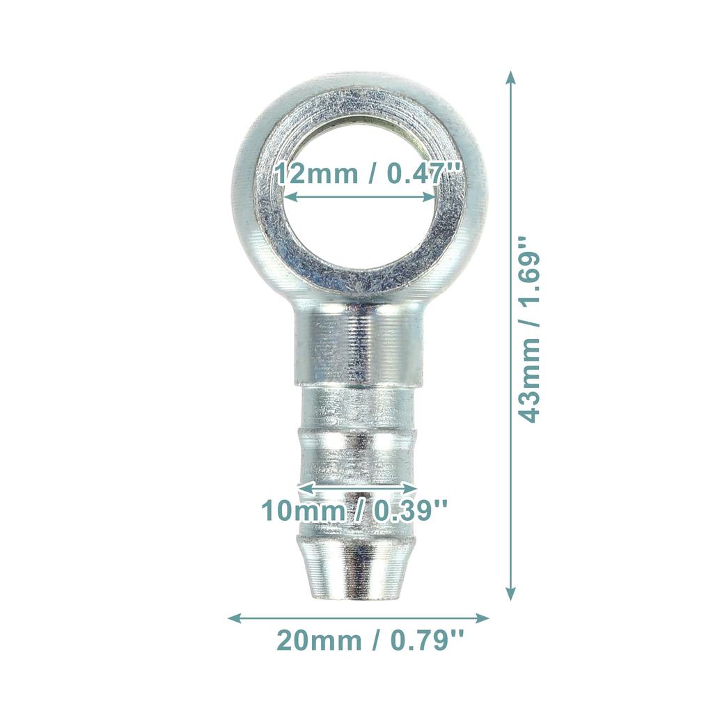 ACROPIX 2 peças Conexões Banjo com Espigão para Mangueira Parafuso Universal Conexão Banjo Adaptador Conector Linha de Combustível