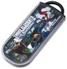 Skater Bento Essstäbchen Trio Set Jurassic World Kinder (Essstäbchen, Löffel, Gabel, 16,5 cm, Umgekehrt) TACC2-A