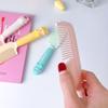 Toddlers Hair Comb Fetal Head Dirt Removal Comb Girls Cartoon Silicone Handle Comb Head Massager Combs Baby-Care Product