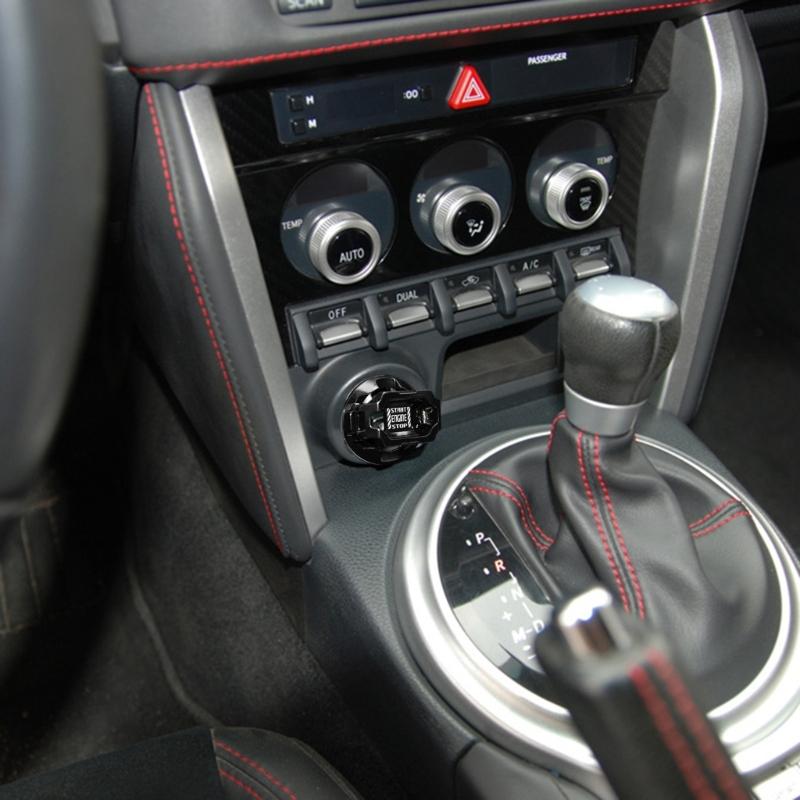 Car Engine Ignition Button Guard With Smooth Operation Metal Cover For Auto Interior Customization
