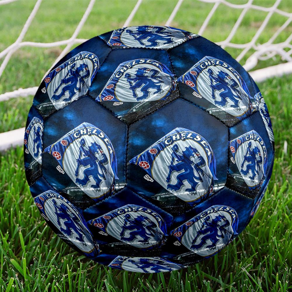 Football club.C Print Size 5 Soccer Ball, Standard Match Football for Sports Game and Team Practice, Ideal Gift for Soccer Fans