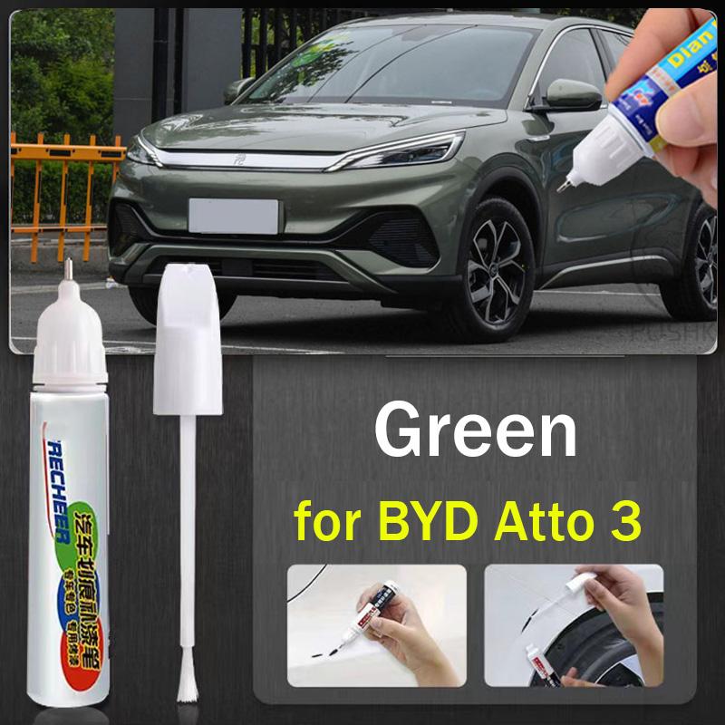 

Ручка для подкраски автомобиля, ручка для ремонта царапин, подкрашивающая ручка для BYD Atto 3 2023 2022, средство для удаления царапин, аксессуары для ухода за лакокрасочным покрытием автомобиля зелёный