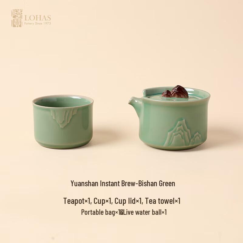 Lubao Far Mountain Ceramic Portable Travel Tea Set