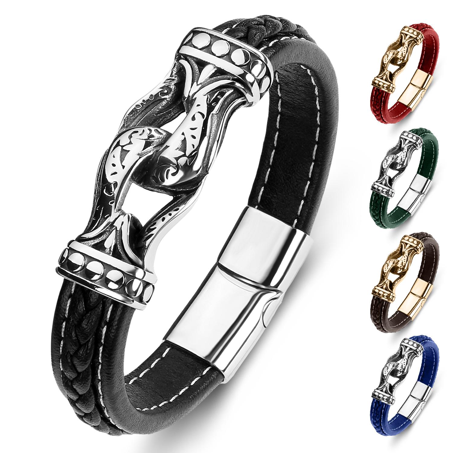 

Браслет из титановой стали в стиле хип-хоп, браслет высокого класса в стиле ретро