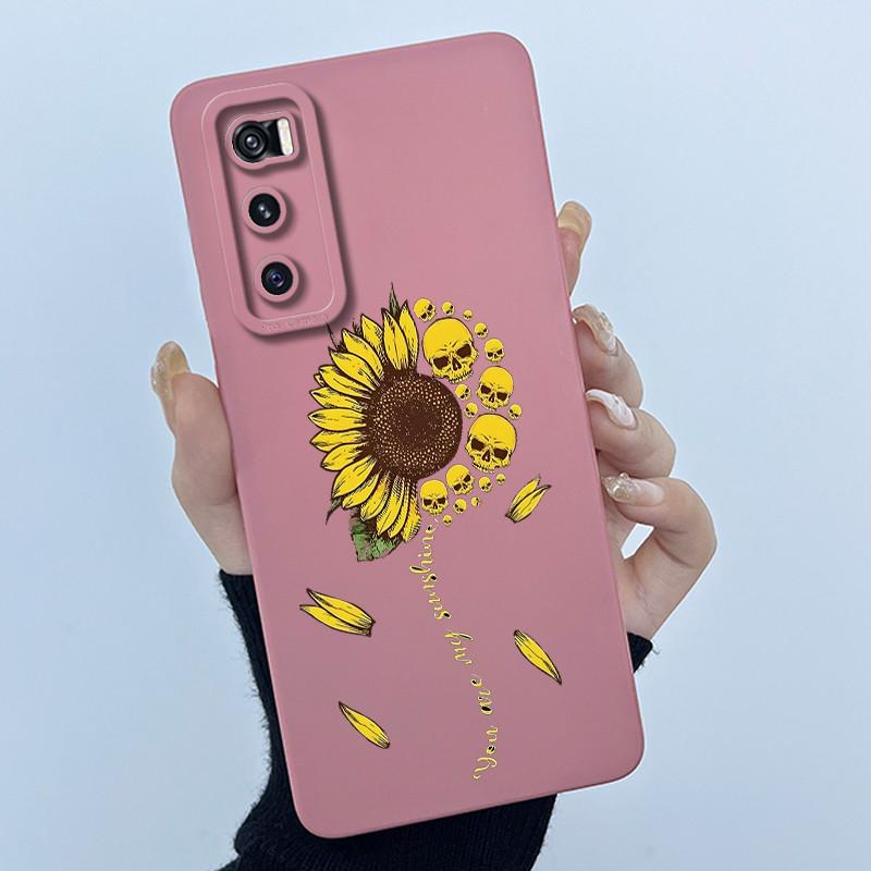 For Vivo V20 SE / Vivo Y70 Cases V2022 V2023 Soft Silicone Phone Case Sweet Printing Cartoon Protective Shell Painted Back Cover