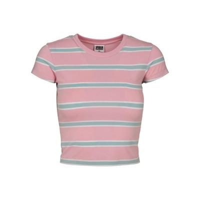 Urban Classics Womens/Ladies Stripe Crop T-Shirt